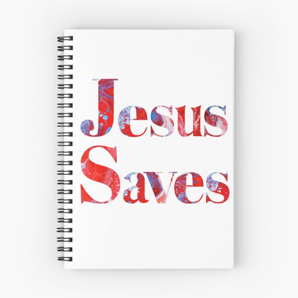 Item preview, Jesus Saves - Flow Art / Pour Painting - jdp-14-0002 designed and sold by ANomadDesigns.