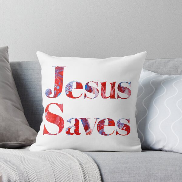 Item preview, Jesus Saves - Flow Art / Pour Painting - jdp-14-0002 designed and sold by ANomadDesigns.