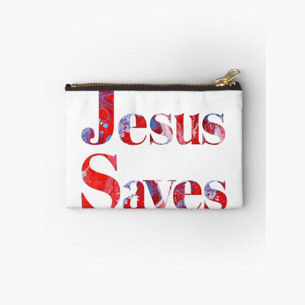 Item preview, Jesus Saves - Flow Art / Pour Painting - jdp-14-0002 designed and sold by ANomadDesigns.