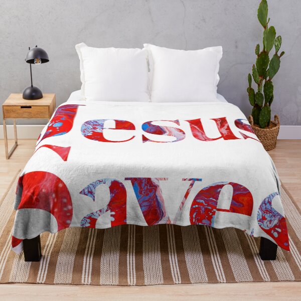 Item preview, Jesus Saves - Flow Art / Pour Painting - jdp-14-0002 designed and sold by ANomadDesigns.