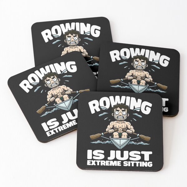 Item preview, ROWING IS JUST EXTREME SITTING - ROWING GIFT designed and sold by KEF Custom.