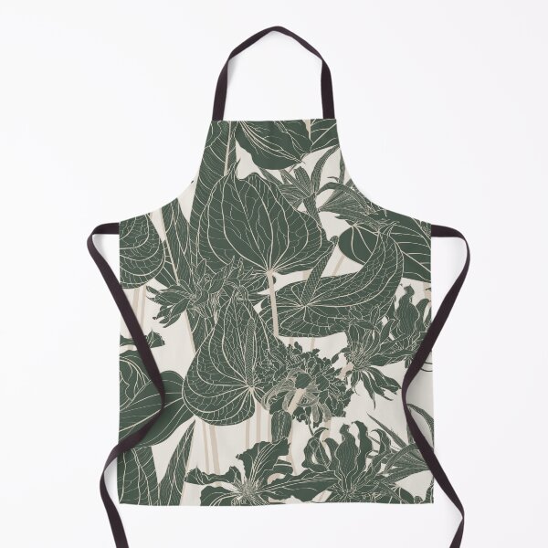 Item preview, Anthurium. Seamless floral pattern with line tropical flowers and palm leavs and anthurium leaves. designed and sold by MatyKotiv.