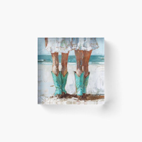 Item preview, Cowgirl Boots On The Beach designed and sold by PlainGirl.