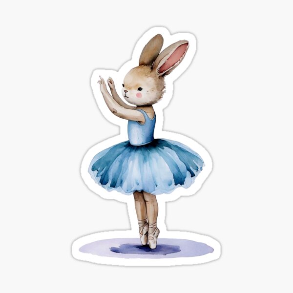 Artikel-Vorschau von Ballerina Bunny, designt und verkauft von FreshArtFusion.