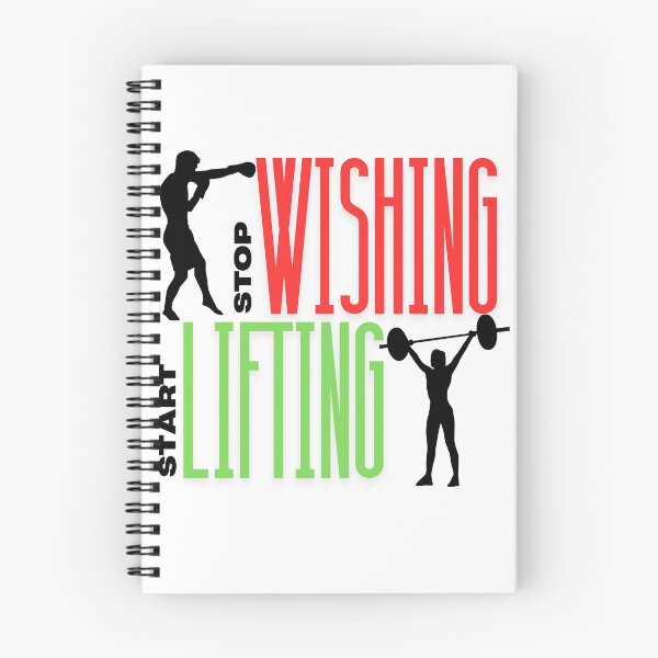 Item preview, Stop Wishing, Start Lifting – Motivational Gym Tee designed and sold by LovelY PrintS.