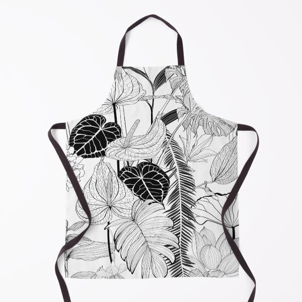 Item preview, Anthurium. Seamless floral pattern with line tropical flowers and palm leavs and anthurium leaves. designed and sold by MatyKotiv.