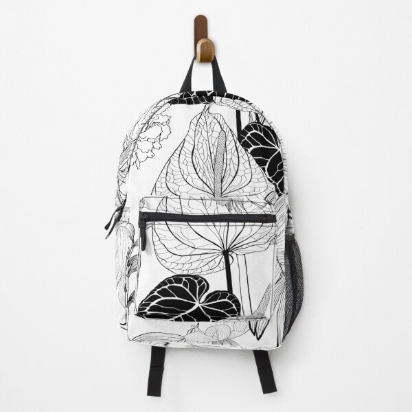 Item preview, Anthurium. Seamless floral pattern with line tropical flowers and palm leavs and anthurium leaves.  designed and sold by MatyKotiv.