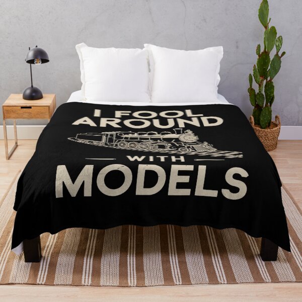 Item preview, I Fool Around with Models – Model Train Collector designed and sold by tmerchtrends.