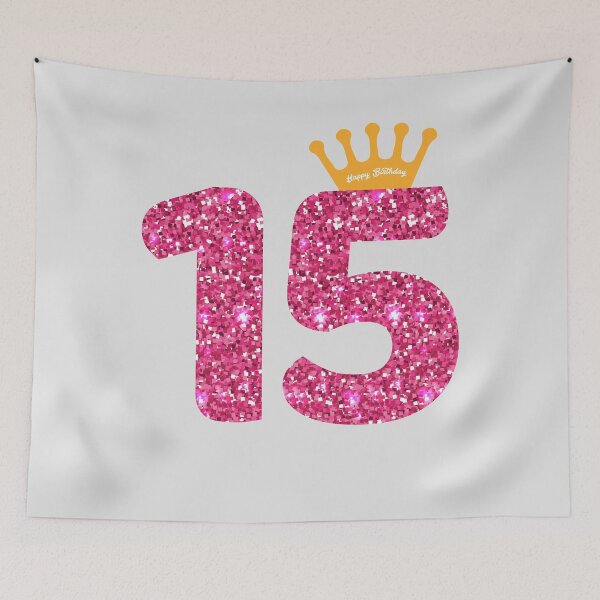 Item preview, 15th Queens Crow Happy Birthday for Girls designed and sold by melsens.