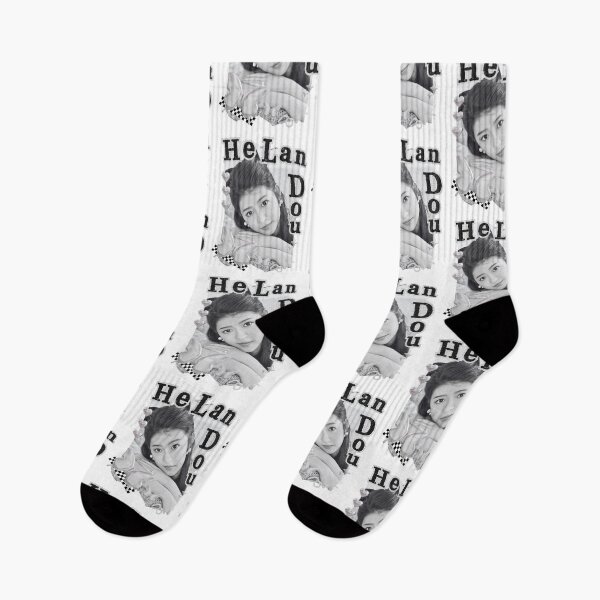 Item preview, He Lan Dou Chinese Drama Actress Black and White Collage Design designed and sold by AJUNICE STUDIO.