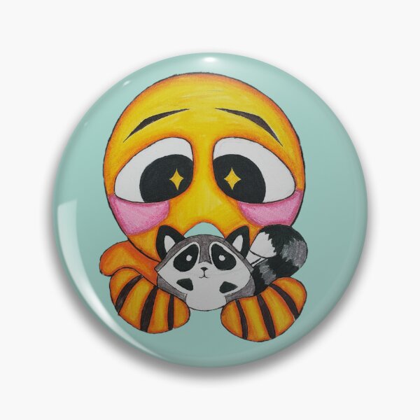 Item preview, Racoon emoji designed and sold by Phantom Art.