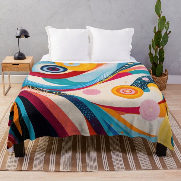 Item preview, Abstract swirls in vibrant colors designed and sold by anytka.