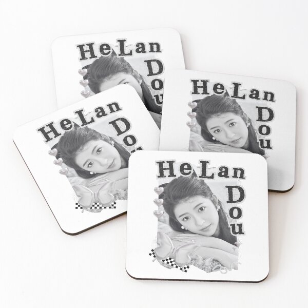 Item preview, He Lan Dou Chinese Drama Actress Black and White Collage Design designed and sold by AJUNICE STUDIO.