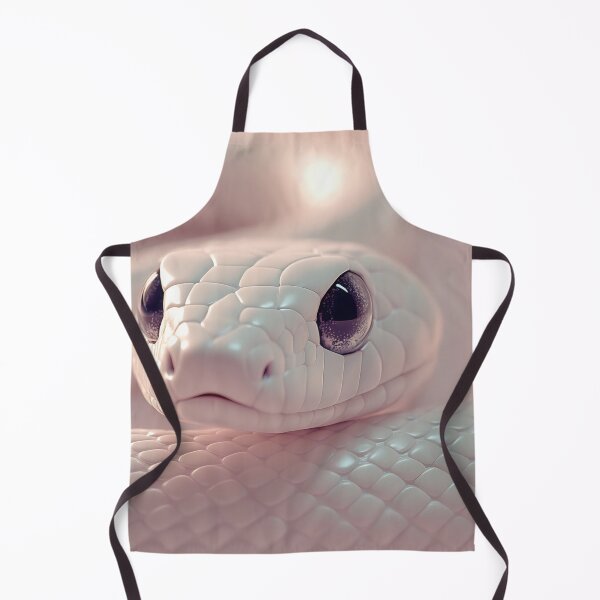 Item preview, Serpiente blanca enroscándose bajo una suave iluminación designed and sold by anytka.