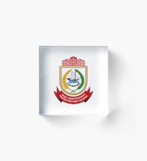 Seal of Makassar, Indonesia Acrylic Block