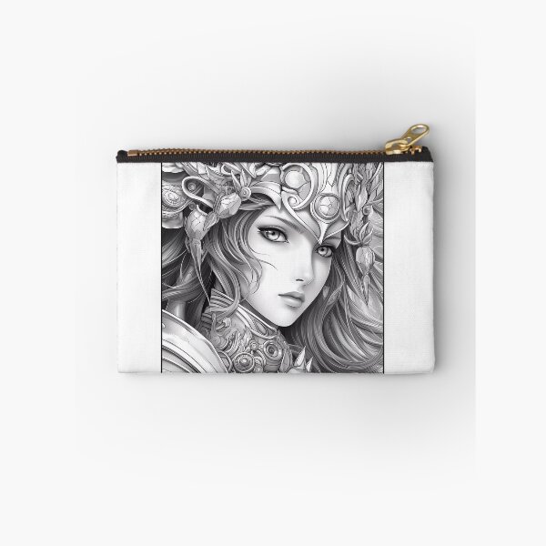 Item preview, Warrior Girl #2 Coloring Page Pattern  designed and sold by DavidColoring.