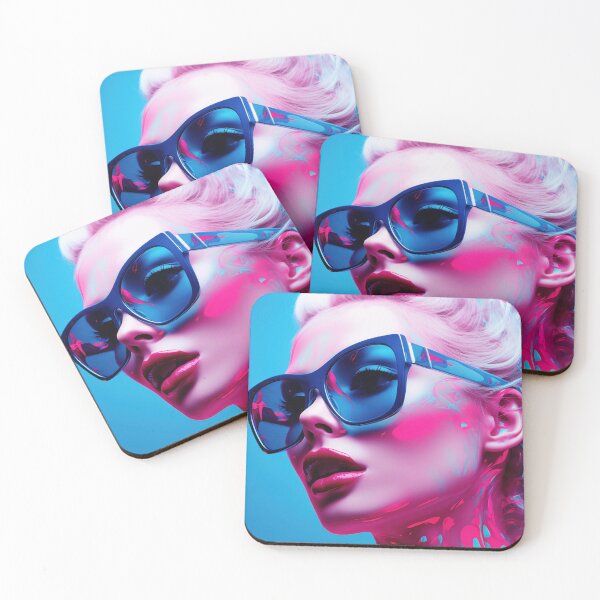 Item preview, Stylish Woman with Blue Hair designed and sold by anytka.