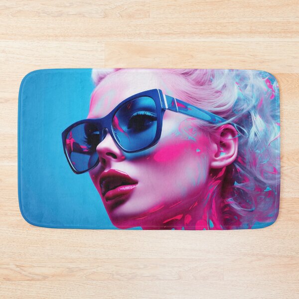 Item preview, Stylish Woman with Blue Hair designed and sold by anytka.