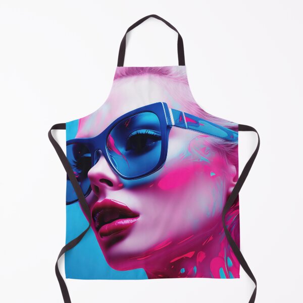 Item preview, Stylish Woman with Blue Hair designed and sold by anytka.