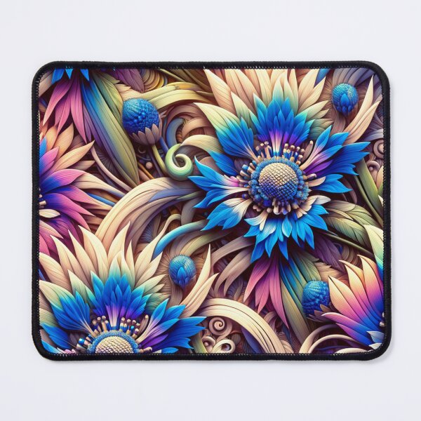 Item preview, Cornflower Abstract Bachelor's Buttons designed and sold by InYourTaste.