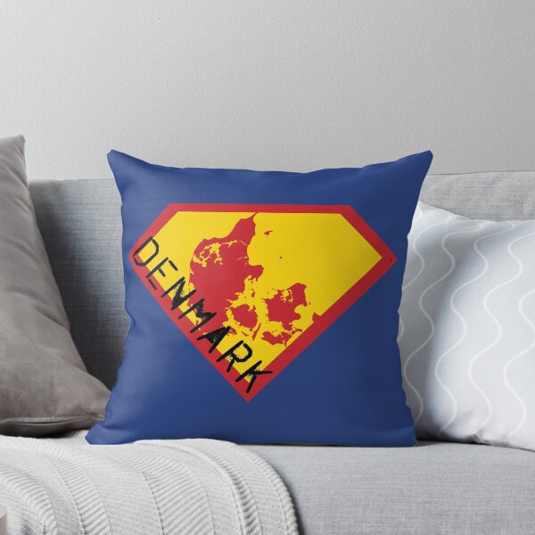 Item preview, SUPER DANISH SHIELD - Freedom Is The Superpower -   SUPERHERO DENMARK spellout design designed and sold by pelagio.
