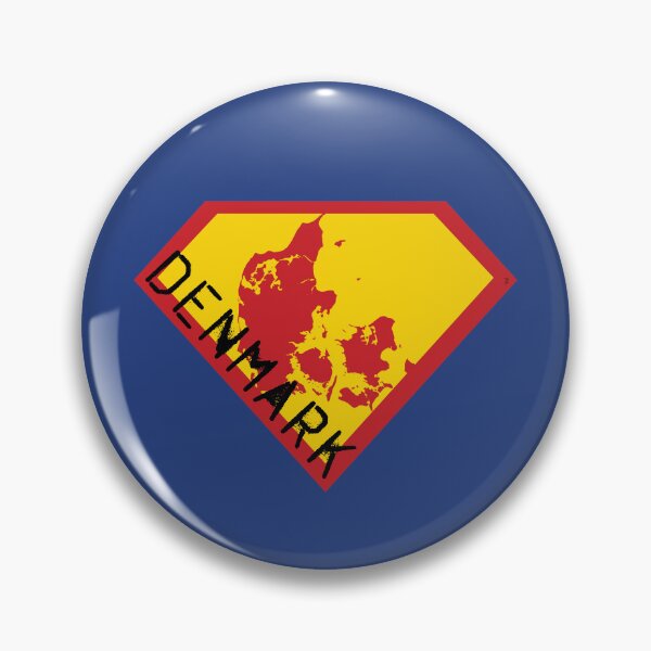 Item preview, SUPER DANISH SHIELD - Freedom Is The Superpower -   SUPERHERO DENMARK spellout design designed and sold by pelagio.