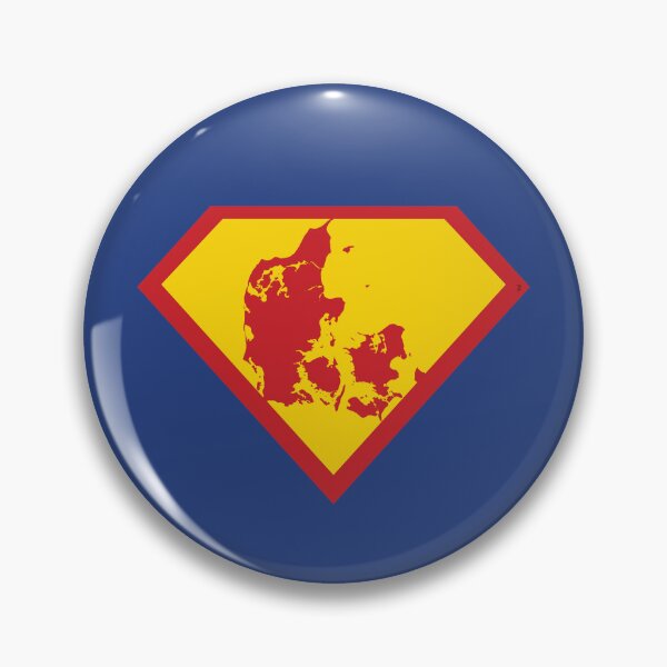 Item preview, SUPER DANISH SHIELD - Freedom Is The Superpower -   SUPERHERO DENMARK design designed and sold by pelagio.