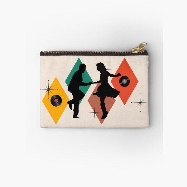 Item preview, 1950s Rock and Roll Dance – Retro Couple Jive Silhouette designed and sold by Fantacaroo Designs.