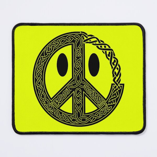 Item preview, Celtic Smiley Peace Symbol designed and sold by CELTIC-DESIGNS.