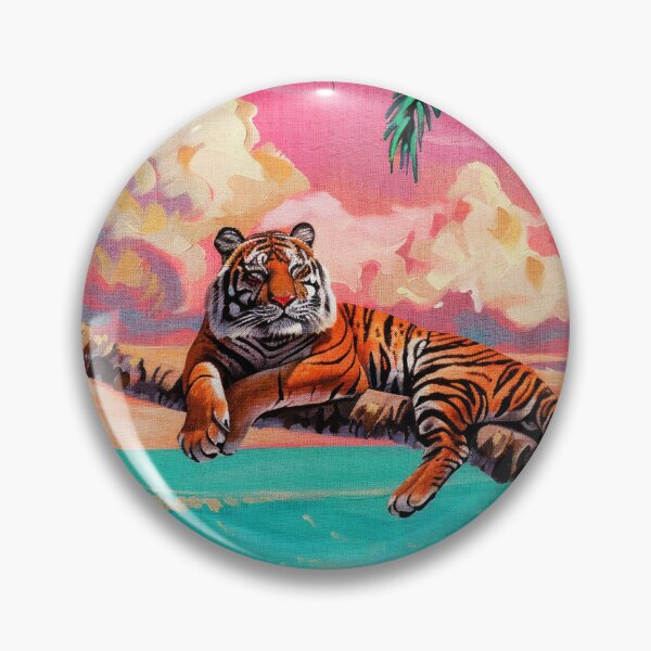 Item preview, Tiger At The Beach designed and sold by PlainGirl.