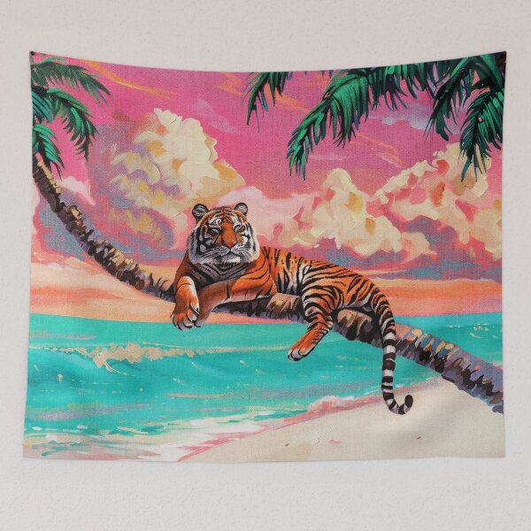 Item preview, Tiger At The Beach designed and sold by PlainGirl.