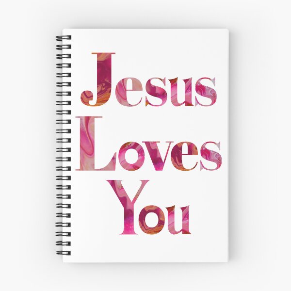 Item preview, Jesus Loves You - Flow Art / Pour Painting - jdp-14-0001 designed and sold by ANomadDesigns.