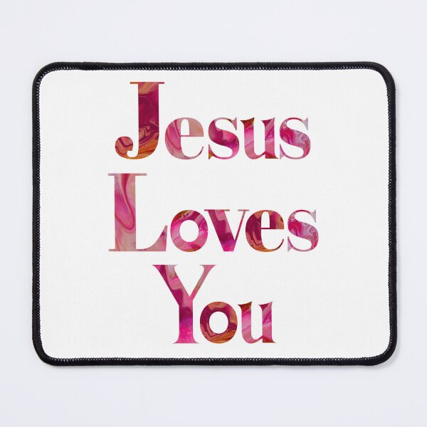 Item preview, Jesus Loves You - Flow Art / Pour Painting - jdp-14-0001 designed and sold by ANomadDesigns.