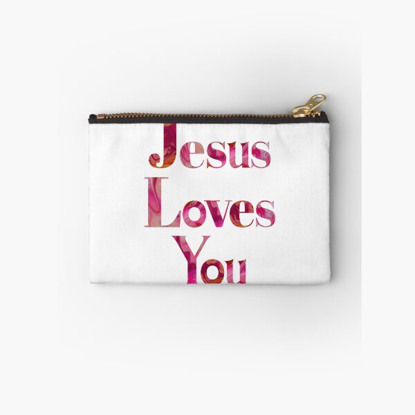 Item preview, Jesus Loves You - Flow Art / Pour Painting - jdp-14-0001 designed and sold by ANomadDesigns.