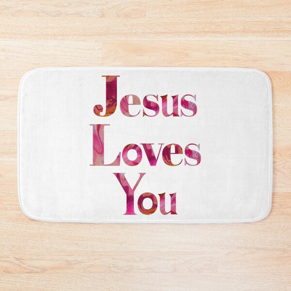 Item preview, Jesus Loves You - Flow Art / Pour Painting - jdp-14-0001 designed and sold by ANomadDesigns.