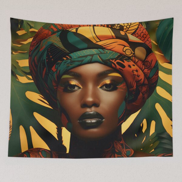 Item preview, Vibrant Essence: Abstract Portrait of a Woman designed and sold by anytka.