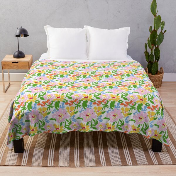 Item preview, Bright Summer Aesthetic Floral Pattern Colorful Flowers designed and sold by Creative Brat Design Studio.