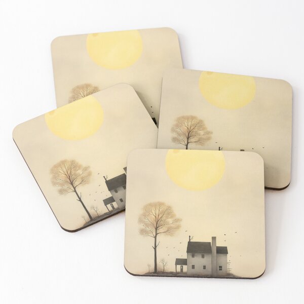 Item preview, Golden Dawn Over Solitary Homestead designed and sold by anytka.