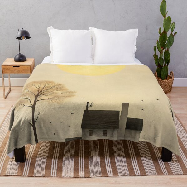 Item preview, Golden Dawn Over Solitary Homestead designed and sold by anytka.