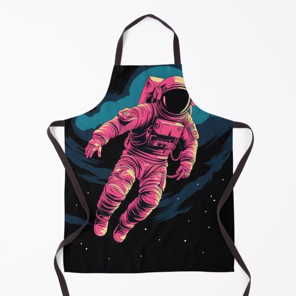 Item preview, Astronaut floating in space with clouds and stars designed and sold by anytka.