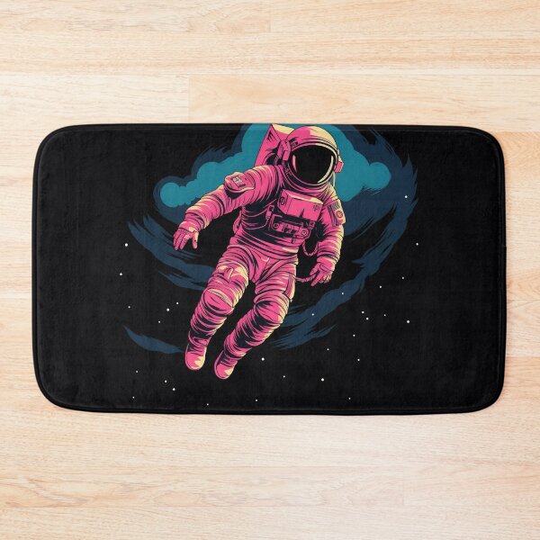 Item preview, Astronaut floating in space with clouds and stars designed and sold by anytka.