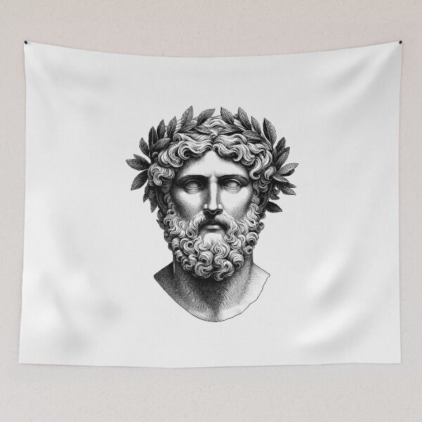 Item preview, Portrait of Asclepius designed and sold by NTGUILTY.