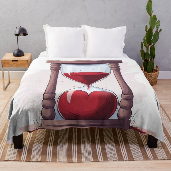 Item preview, Hourglass filled with red sand heart designed and sold by anytka.