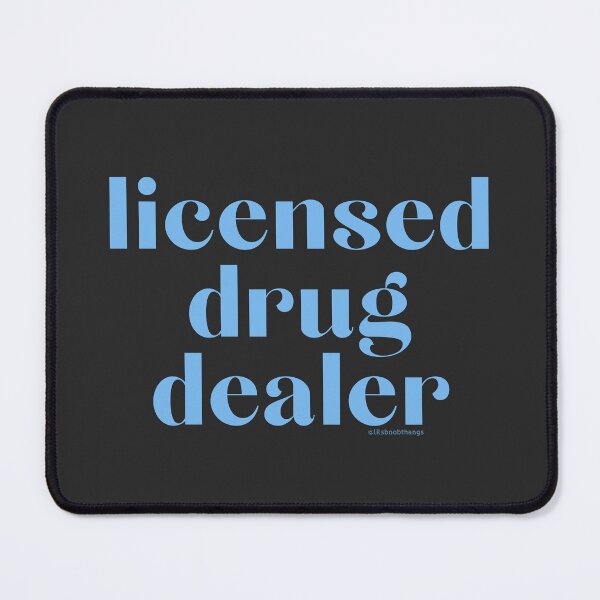 Item preview, Licensed Drug Dealer. v34b, grey/gray blue | @lilsboobthangs designed and sold by lilsboobthangs.