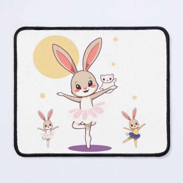 Item preview, Ballerina Bunny: Whimsical Twirls of Grace and Enchantment designed and sold by Moh-nd-Eg.