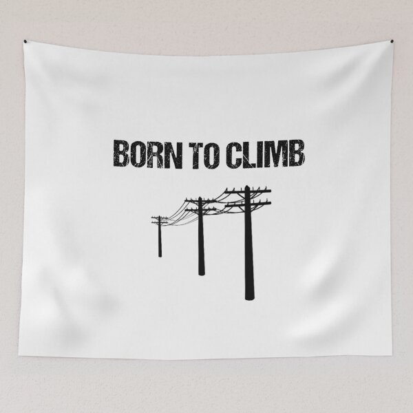 Item preview, Power Lineman Born to Climb Design designed and sold by RozWatts.
