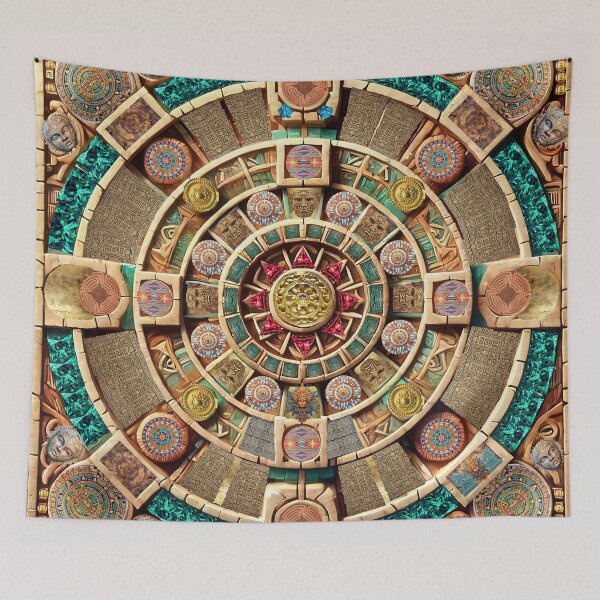 Item preview, The Aztec Sun Shield: Relic of the Ancients designed and sold by stevepmp.