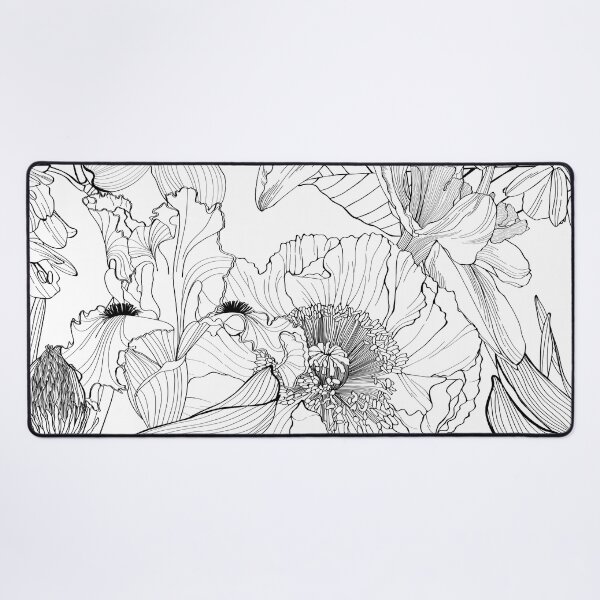 Item preview, Seamless pattern with image Anemones, poppy, magnolia flowers.  designed and sold by MatyKotiv.