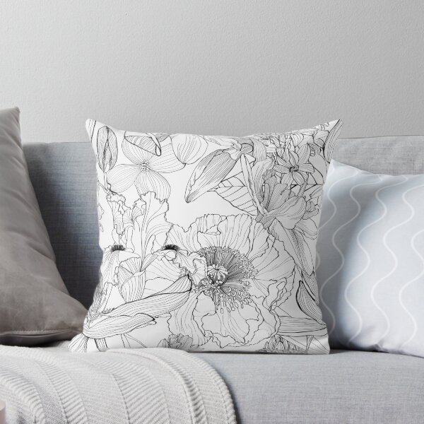 Item preview, Seamless pattern with image Anemones, poppy, magnolia flowers.  designed and sold by MatyKotiv.