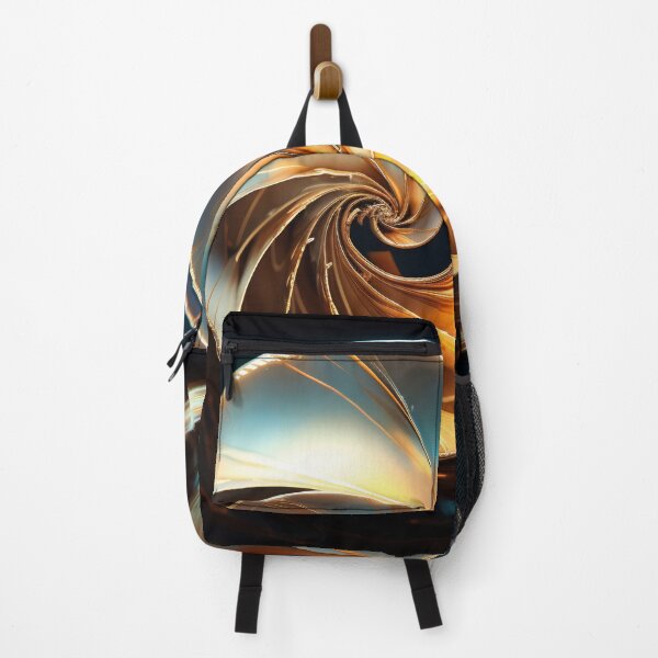 Item preview, Golden spiral object on black background designed and sold by anytka.
